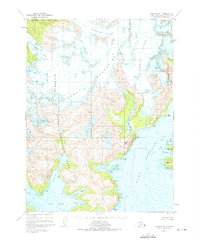 Topo map Seldovia B-3 Alaska
