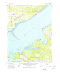preview thumbnail of historical topo map of Kenai Peninsula County, AK in 1961