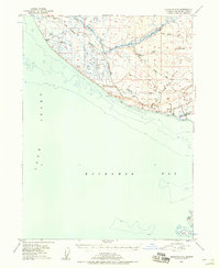 preview thumbnail of historical topo map of Kenai Peninsula County, AK in 1946
