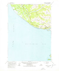 preview thumbnail of historical topo map of Kenai Peninsula County, AK in 1961