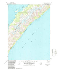 Topo map Seward A-1 Alaska