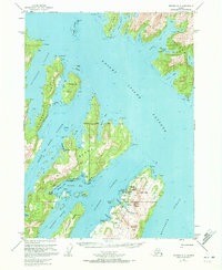 Topo map Seward A-3 Alaska