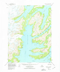 Download a high-resolution, GPS-compatible USGS topo map for Seward A-4, AK (1974 edition)