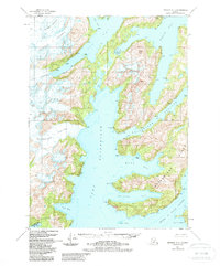 Topo map Seward A-4 Alaska