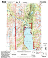 preview thumbnail of historical topo map of Kenai Peninsula County, AK in 1997