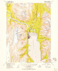 Download a high-resolution, GPS-compatible USGS topo map for Seward A-7, AK (1958 edition)