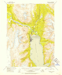 Download a high-resolution, GPS-compatible USGS topo map for Seward A-7, AK (1954 edition)