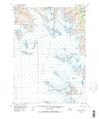 Topo map Seward A-8 Alaska