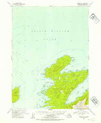 Topo map Seward B-1 Alaska