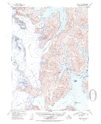Download a high-resolution, GPS-compatible USGS topo map for Seward B-4, AK (1954 edition)