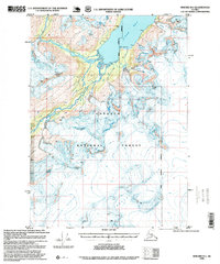 preview thumbnail of historical topo map of Kenai Peninsula County, AK in 1996