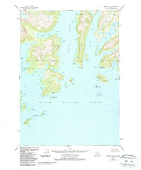 Topo map Seward D-2 Alaska