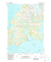 Topo map Seward D-3 Alaska
