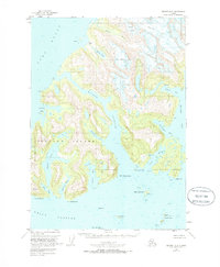 Topo map Seward D-3 Alaska