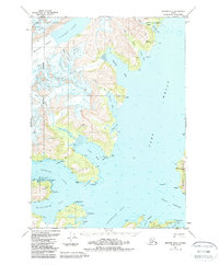 Topo map Seward D-4 Alaska