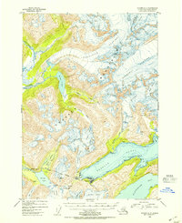 Topo map Seward D-5 Alaska