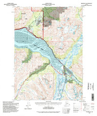 Download a high-resolution, GPS-compatible USGS topo map for Seward D-6, AK (1998 edition)