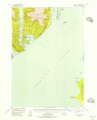Download a high-resolution, GPS-compatible USGS topo map for Sitka A-1, AK (1958 edition)