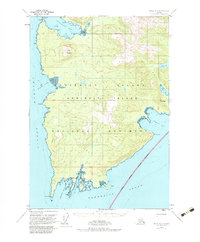 Topo map Sitka A-2 Alaska