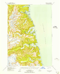 1948 Map of Sitka A-3, 1956 Print