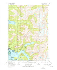 1951 Map of Sitka, AK, 1977 Print