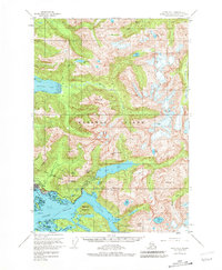 1951 Map of Sitka, AK, 1981 Print