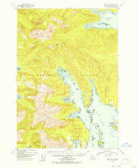 Topo map Sitka B-1 Alaska