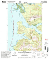 Topo map Sitka B-2 Alaska