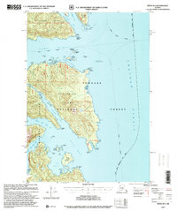 preview thumbnail of historical topo map of Sitka County, AK in 1997