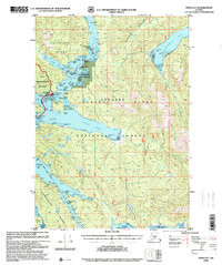 preview thumbnail of historical topo map of Sitka County, AK in 1996
