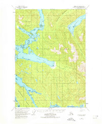 1948 Map of Sitka B-5, 1974 Print