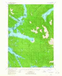 1948 Map of Sitka B-5, 1963 Print