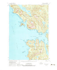 Download a high-resolution, GPS-compatible USGS topo map for Sitka B-6, AK (1983 edition)