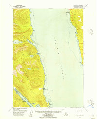 1948 Map of Sitka C-3, 1956 Print