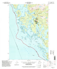 Topo map Sitka C-7 Alaska
