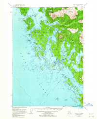 Topo map Sitka C-7 Alaska