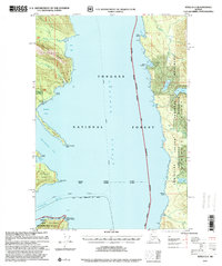 preview thumbnail of historical topo map of Hoonah-Angoon County, AK in 1997