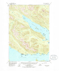 Topo map Sitka D-4 Alaska
