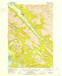 Download a high-resolution, GPS-compatible USGS topo map for Sitka D-7, AK (1953 edition)