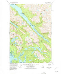 Topo map Sitka D-7 Alaska