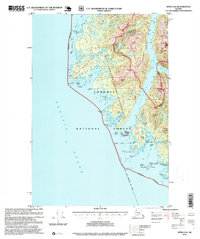 Download a high-resolution, GPS-compatible USGS topo map for Sitka D-8, AK (1999 edition)