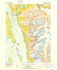 Download a high-resolution, GPS-compatible USGS topo map for Skagway A-1, AK (1952 edition)