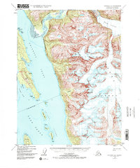 Topo map Skagway A-1 Alaska