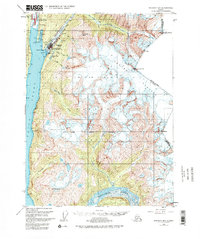 Download a high-resolution, GPS-compatible USGS topo map for Skagway B-1, AK (1980 edition)