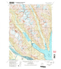 Topo map Skagway B-2 Alaska