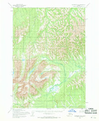 Topo map Sleetmute B-5 Alaska