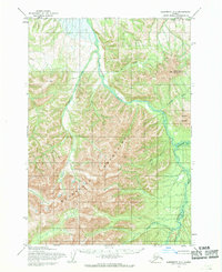 Topo map Sleetmute B-7 Alaska