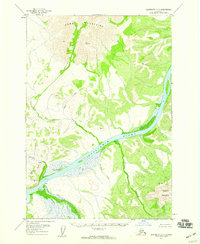 preview thumbnail of historical topo map of Bethel County, AK in 1957