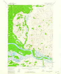 Download a high-resolution, GPS-compatible USGS topo map for Sleetmute C-8, AK (1960 edition)