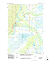 Topo map Sleetmute D-1 Alaska